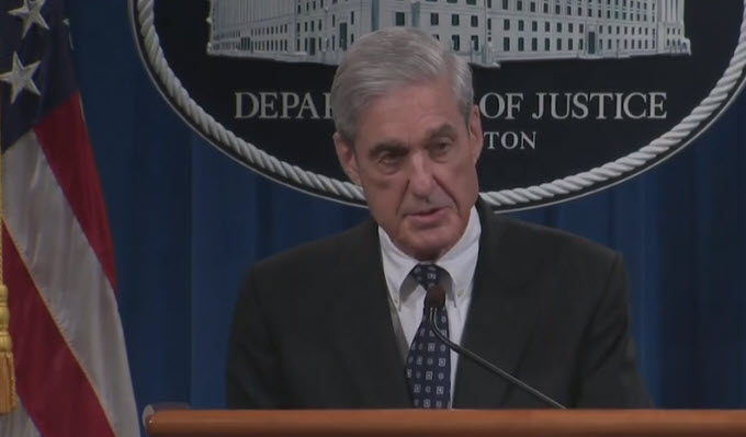 WITHOUT THE SPIN, MUELLER’S PUBLIC STATEMENT CLEARS TRUMP